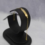 PULSO PLACA PEQUEÑO ORO 18K