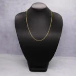 CADENA TEJIDO ESCALERA ORO 18K