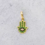 DIJE MANO DE FATIMA ORO 18K