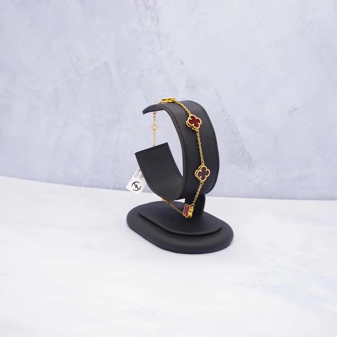1522394.webp PULSO VAN CLEEF PIEDRAS ROJAS ORO - Image 1