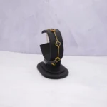PULSO VAN CLEEF PIEDRAS NEGRAS ORO