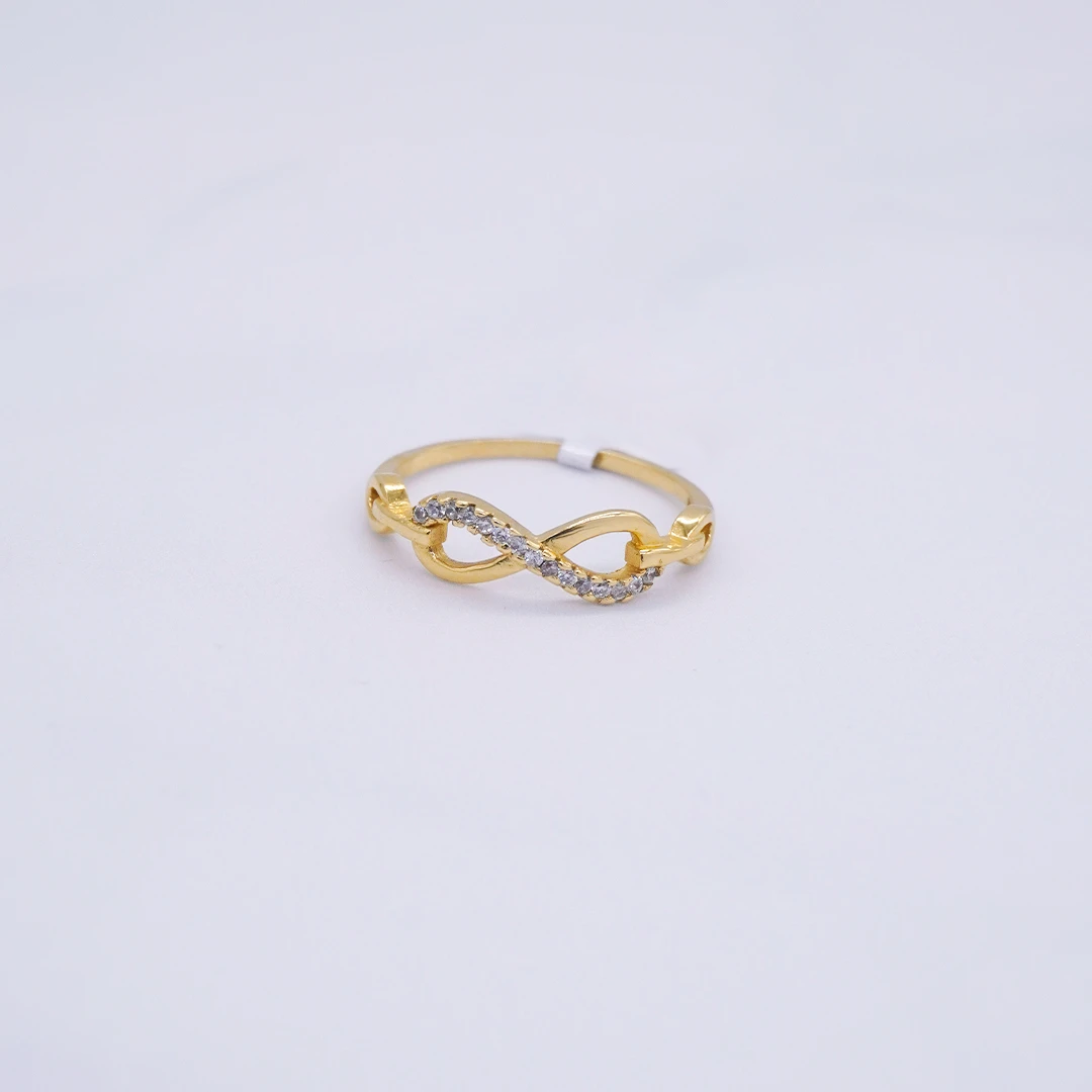 1641565 ANILLO INFINITO CON ZIRCONES 18K - Image 1