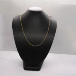 CADENA TEJIDO ROLON FINA LARGA ORO 18K