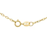 CADENA TEJIDO ROLON FINA CORTA ORO 18K - Image 3