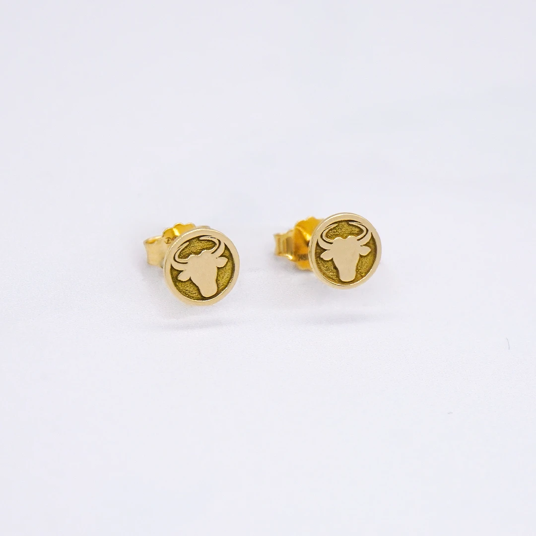 1641655.webp ARETES TOPOS TAURO 18K - Image 1
