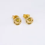 ARETES TOPOS CAPRICORNIO 18K