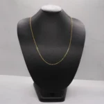 CADENA TEJIDO COLA DE RATON 18K