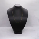 CADENA TEJIDO COLA DE RATON 18K
