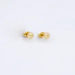 ARETES TOPO BOLA LISO 18K