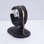 PULSO PLACA PEQUEÃ‘O ORO 18K