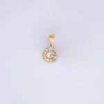 DIJE LETRA G ORO 18K
