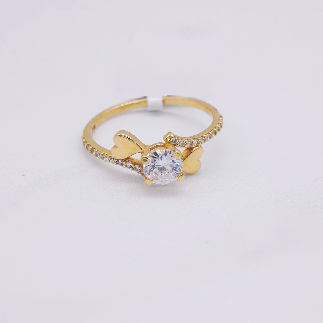 1641816 ANILLO COMPROMISO CON ZIRCONES 18K - Image 1