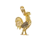 DIJE GALLO ORO 18K