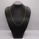 CADENA TEJIDO CUBANA ORO 18K
