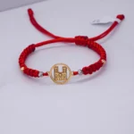 PULSO CATEDRAL CON 4 BALINES ORO 18K