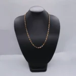 CADENA TEJIDO GUCCI TRES OROS 18K