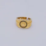 ANILLO PARA HOMBRE ROLEX PIEDRAS COLORES ORO 18K