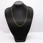 CADENA TEJIDO ESCALERA PLANA 18K