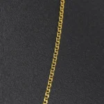 CADENA TEJIDO ESCALERA PLANA 18K - Image 2