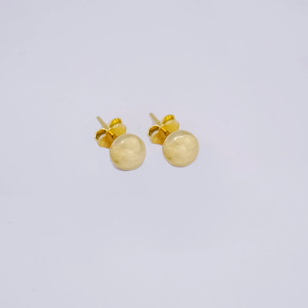 1951132.webp ARETES TOPO BOLA LISO 18K - Image 1