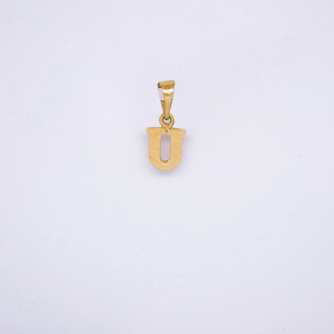 1951178.webp DIJE LETRA U ORO 18K - Image 1