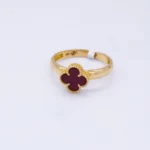 ANILLO PARA DAMA VAN CLEEF ROJO ORO 18K