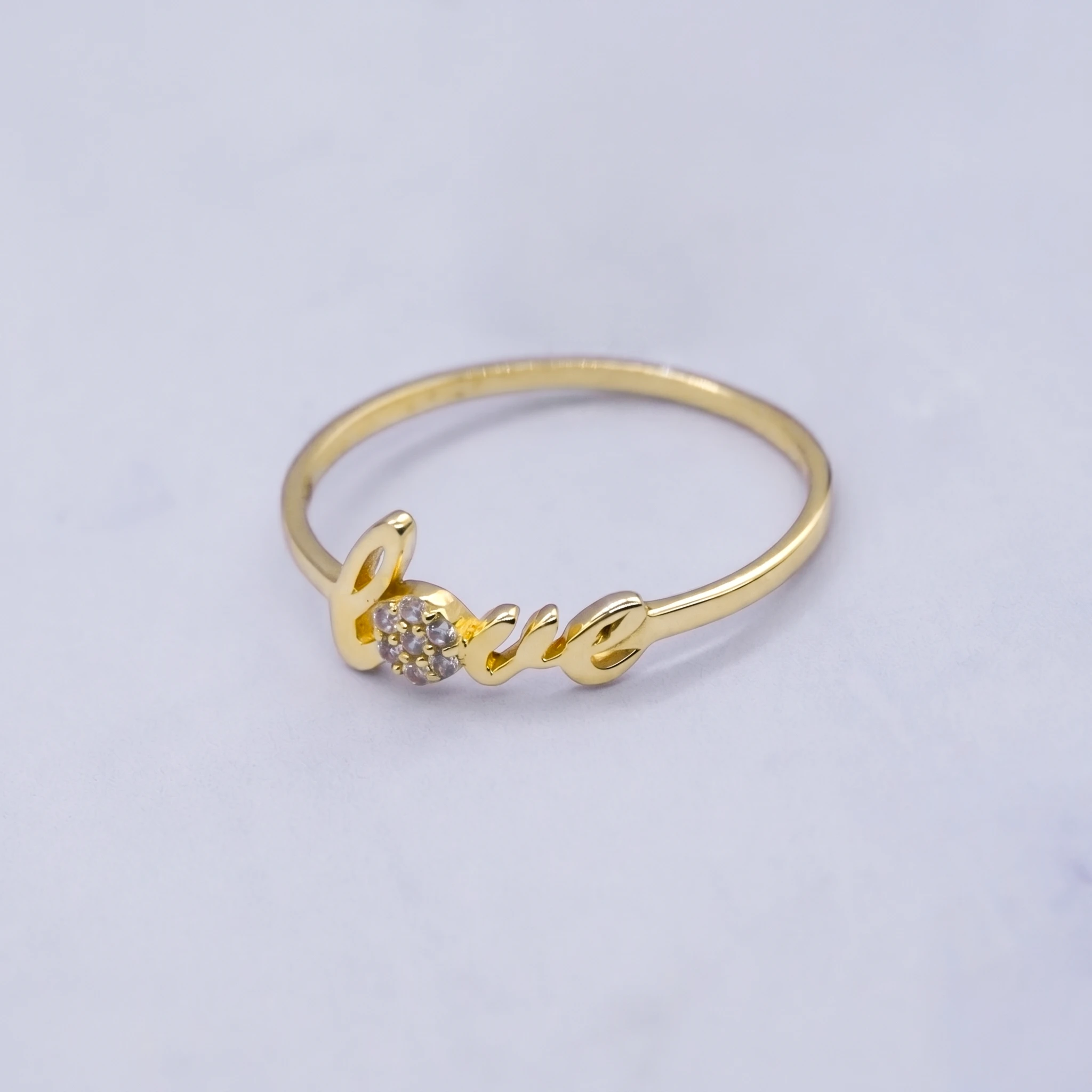 1951194.webp ANILLO LOVE CON ZIRCONES 18K - Image 1