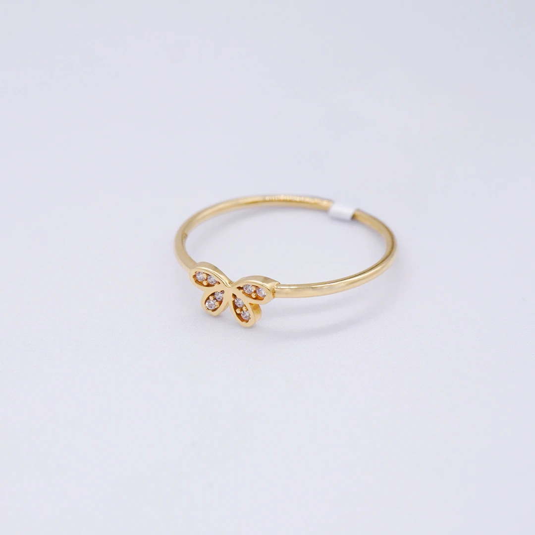 1951196.webp ANILLO MARIPOSA CON ZIRCONES 18K - Image 1
