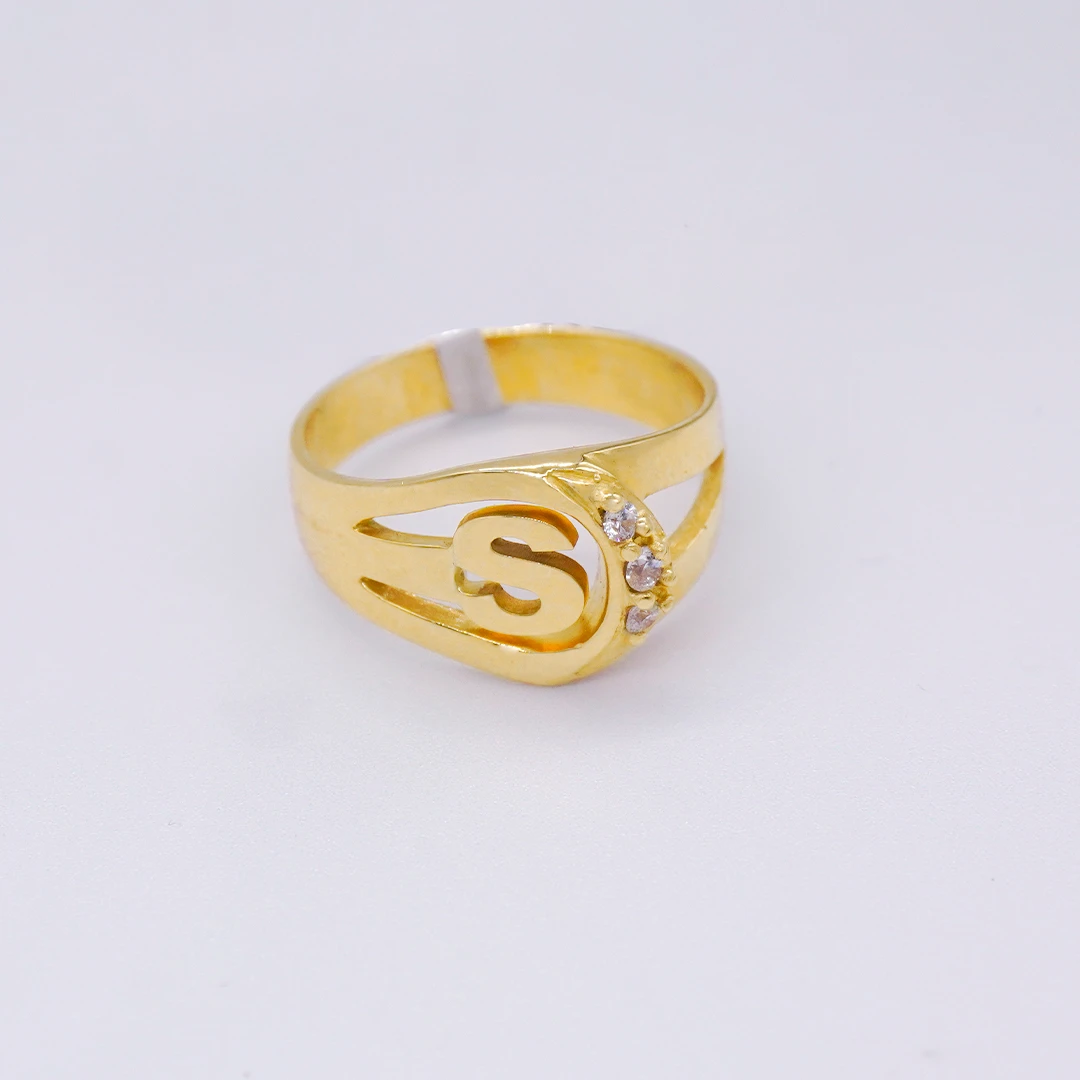 195969.webp ANILLO DE GRADO LETRA S 18K - Image 1