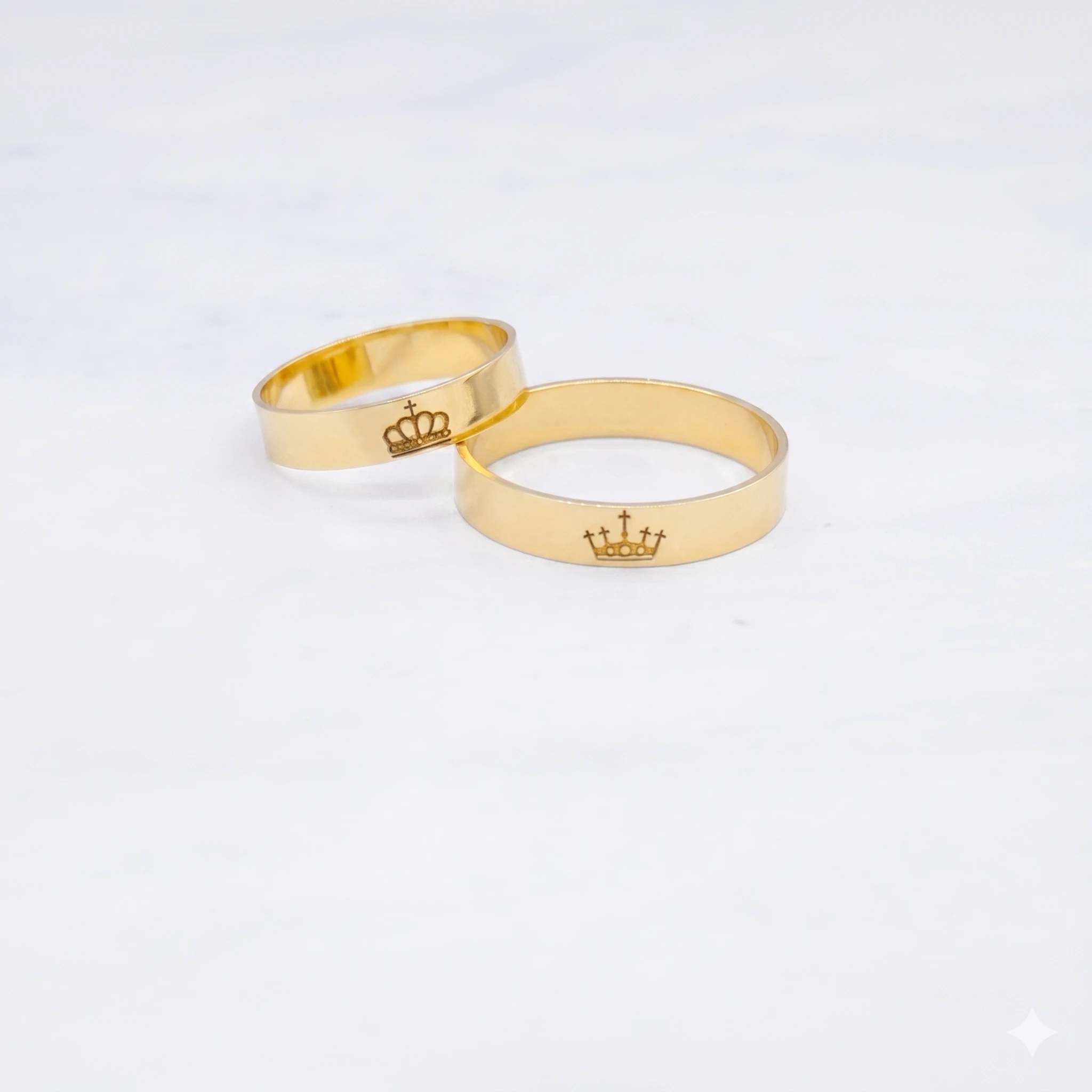 195970-195971.webp ANILLO MATRIMONIO CORONA 18K - Image 1