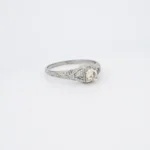 ANILLO PARA DAMA SOLITARIO PIEDRA DIAMANTE ORO