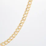 CADENA TEJIDO CUBANA HUECA ORO 18K - Image 2
