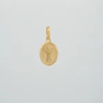 DIJE MEDALLA DIINO NIÑO ORO 18K