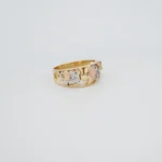ANILLO PARA DAMA ELEFANTES TRES OROS 18K