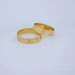 ANILLO MATRIMONIO DIAMANTADO EN ORO 18 KILATES