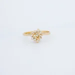ANILLO SOLITARIO EN ORO 18 KILATES
