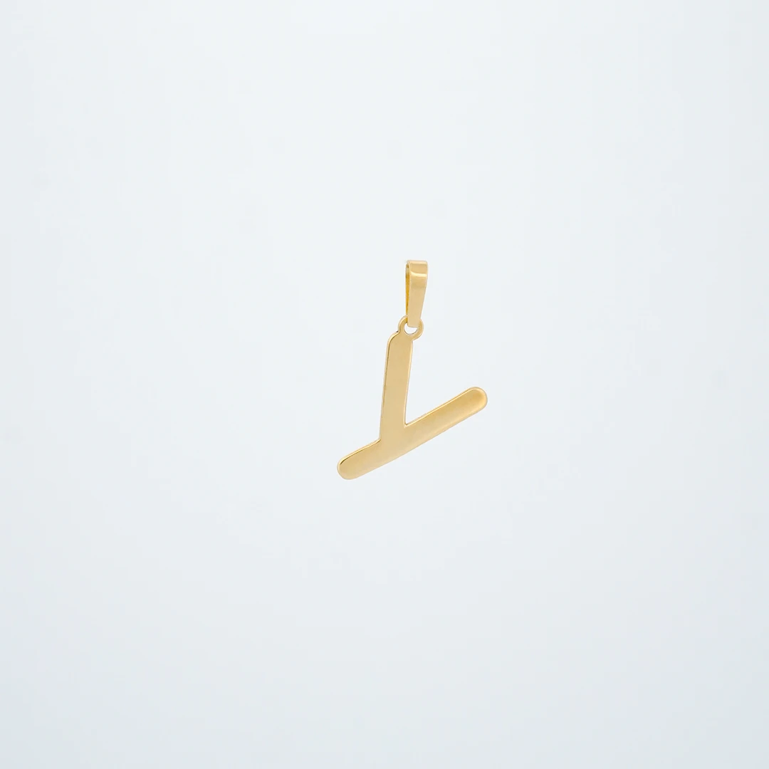 1551262.webp DIJE LETRA Y CALADA LISA ORO 18K - Image 1