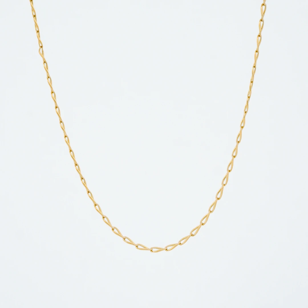 1551263.webp CADENA TEJIDO BANANA ORO 18K - Image 1
