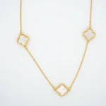 CADENA TEJIDO ROLON DIJES VAN CLEEF ORO 18K