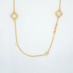 CADENA TEJIDO ROLON DIJES VAN CLEEF ORO 18K - Image 2