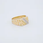 ANILLO PARA HOMBRE BARROCO DOS OROSEN ORO 18 KILATES