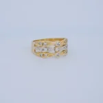 ANILLO PARA DAMA DOS OROSEN ORO 18 KILATES