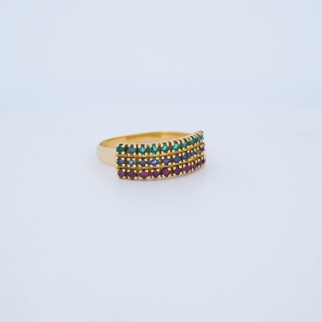 1582131.webp ANILLO PARA DAMA REGLETAS EN ORO 18 KILATES - Image 1