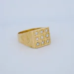 ANILLO PARA HOMBRE COLMENA BARROCO EN ORO 18 KILATES