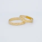 ANILLO MATRIMONIO DIAMANTADO EN ORO 18 KILATES