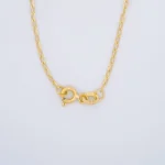 CADENA TEJIDO ROLON FINA EN ORO 18 KILATES - Image 2