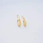 ARETES CANDONGAS PEQUEÑAS EN ORO 18 KILATES