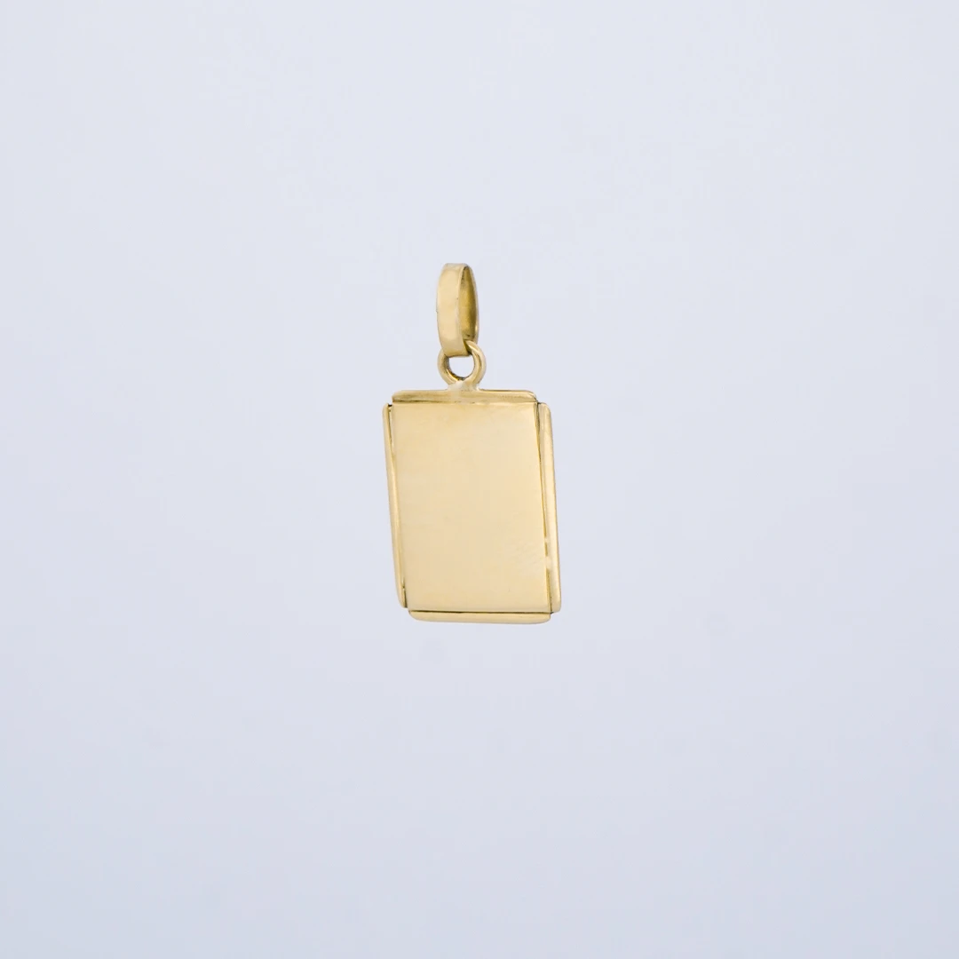 1657388.webp Dije Placa Lisa Oro 18K - Orofino Ecuador