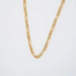 CADENA TEJIDO TRES POR UNO ORO 18K