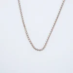 CADENA TEJIDO VENECIANA ORO BLANCO 18K